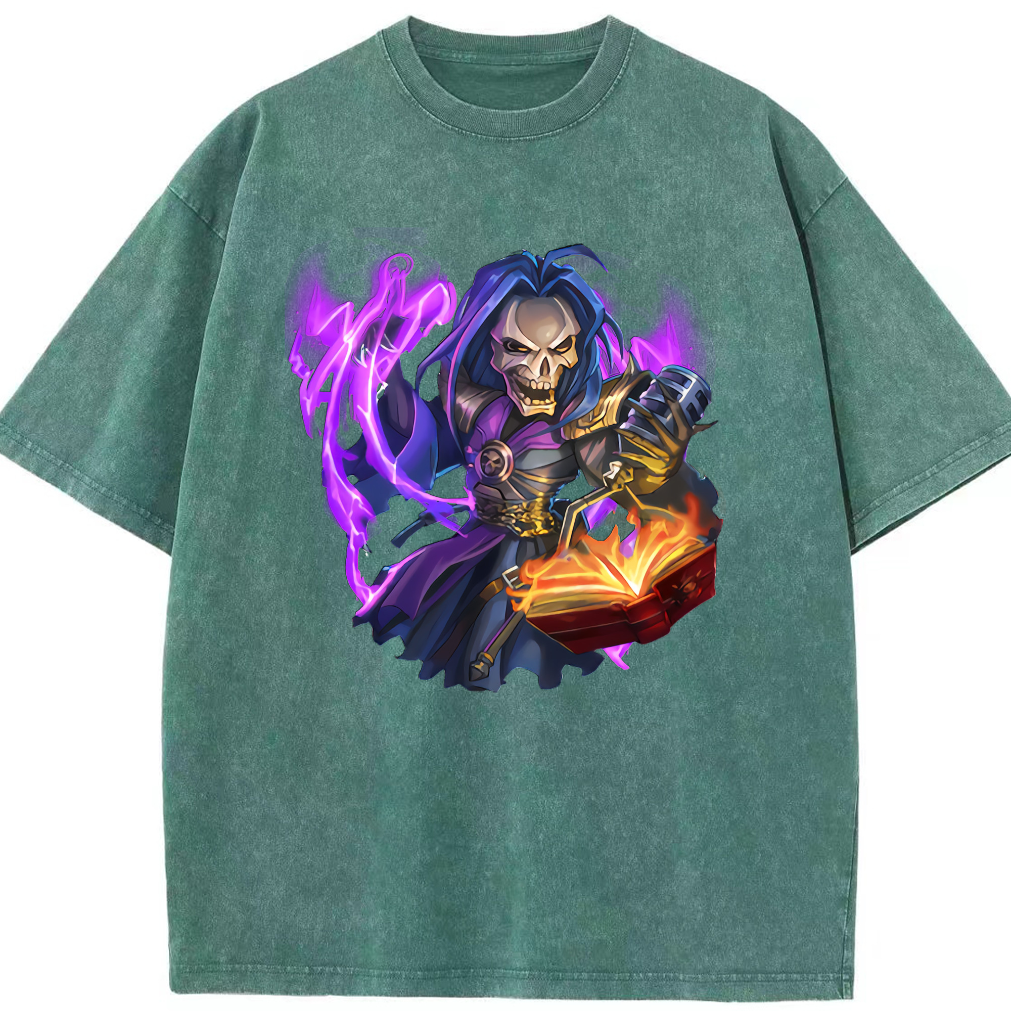 リーグ・オブ・レジェンド League of Legends LOL 綿100% ヴィンテージ風 半袖Tシャツ（フロントプリント）